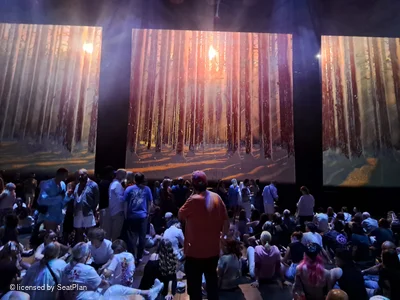 ABBA Arena Dance Floor A1 view from seat photo
