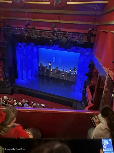 Adelphi Theatre Upper Circle C8 view from seat photo