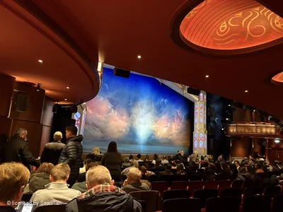 Prince of Wales Theatre Stalls N46 view from seat photo