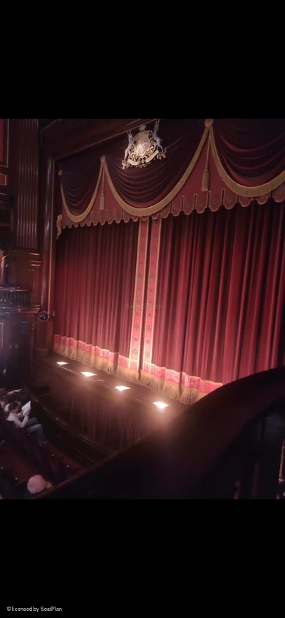 St Martin's Theatre Dress Circle A26 view from seat photo