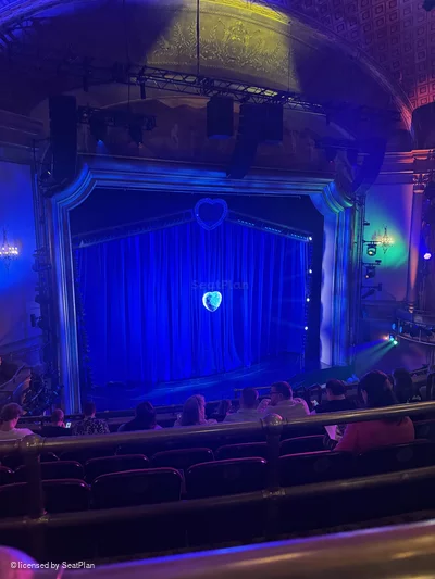 St James Theatre Mezzanine J15 view from seat photo
