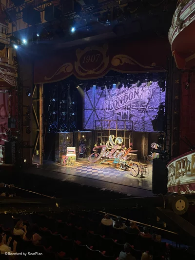 Sunderland Empire Dress Circle A11 view from seat photo