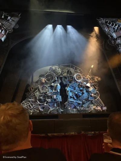 Palace Theatre Stalls BB25 view from seat photo