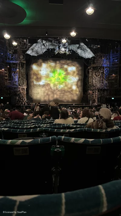 Apollo Victoria Theatre Stalls ZA32 view from seat photo