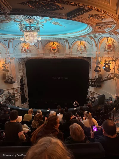 Ambassadors Theatre Circle J1 view from seat photo