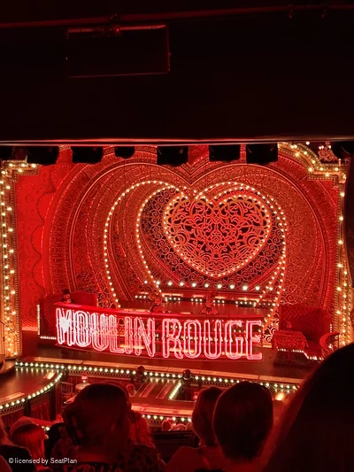 Piccadilly Theatre Royal Circle J5 view from seat photo
