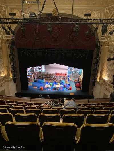 Samuel J. Friedman Theatre Mezzanine F113 view from seat photo