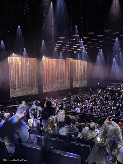 ABBA Arena Block G P24 view from seat photo