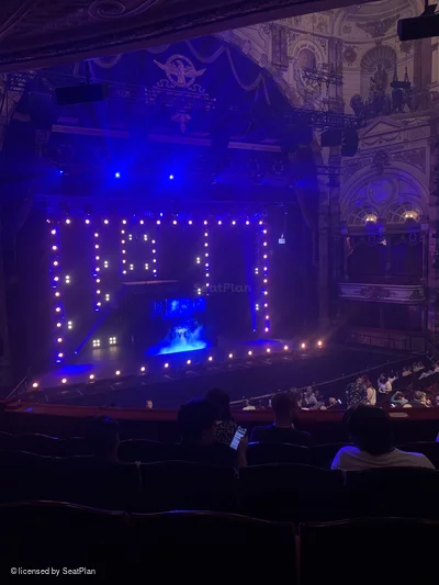 London Coliseum Dress Circle E44 view from seat photo