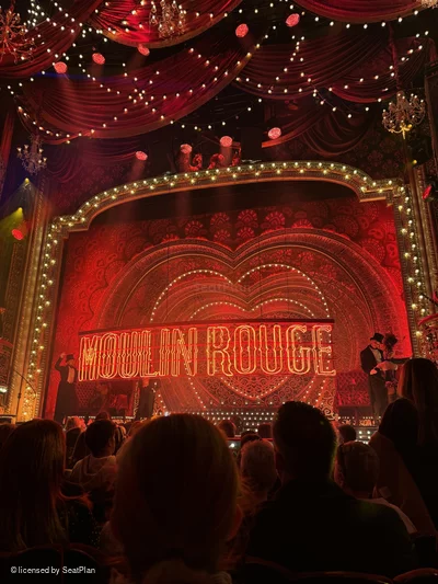 Piccadilly Theatre Stalls H11 view from seat photo