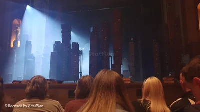 Alexandra Palace Theatre Stalls G11 view from seat photo