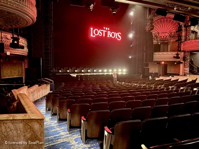 Palace Theatre Orchestra Q1 view from seat photo