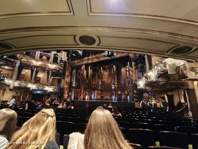 Victoria Palace Theatre Stalls O10 view from seat photo