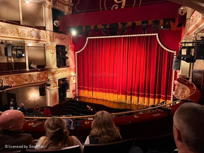 Garrick Theatre Dress Circle C7 view from seat photo