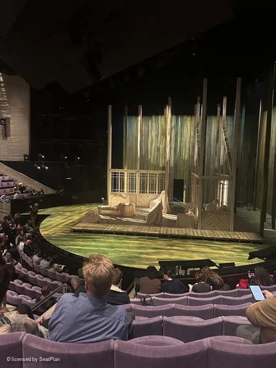 National Theatre - Olivier Stalls K7 view from seat photo