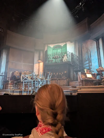 Lyric Theatre Stalls C6 view from seat photo