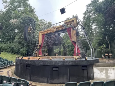 Regent's Park Open Air Theatre Lower Left D9 view from seat photo
