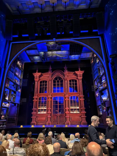 Savoy Theatre Stalls J13 view from seat photo
