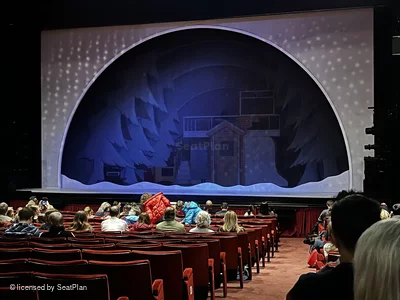 Peacock Theatre Stalls U9 view from seat photo