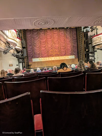 Vaudeville Theatre Stalls N3 view from seat photo