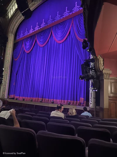 Lyceum Theatre Orchestra J16 view from seat photo