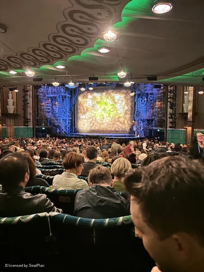 Apollo Victoria Theatre Stalls ZG11 view from seat photo