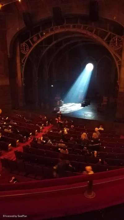 Lyric Theatre Dress Circle B4 view from seat photo