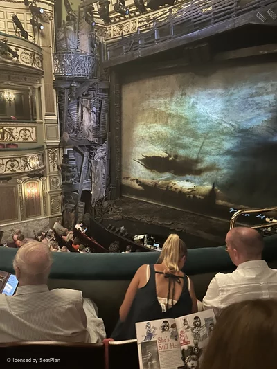 Sondheim Theatre Dress Circle C2 view from seat photo