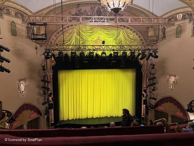Golden Theatre Rear Mezzanine A105 view from seat photo