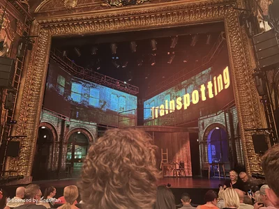 Theatre Royal Haymarket Stalls J8 view from seat photo