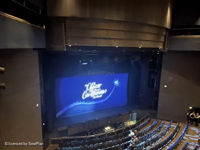 Milton Keynes Theatre Upper Circle AA15 view from seat photo