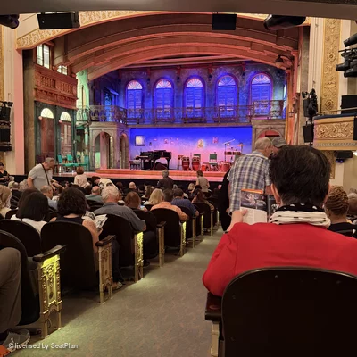 Gerald Schoenfeld Theatre Orchestra P2 view from seat photo