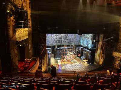 Stephen Sondheim Theatre Mezzanine HH9 view from seat photo