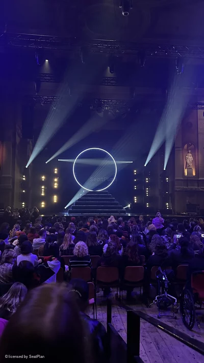 Alexandra Palace Theatre Stalls O18 view from seat photo