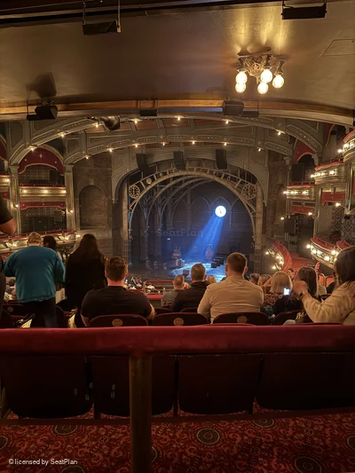 Lyric Theatre Dress Circle K8 view from seat photo