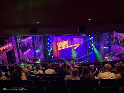 Prince Edward Theatre Dress Circle M19 view from seat photo