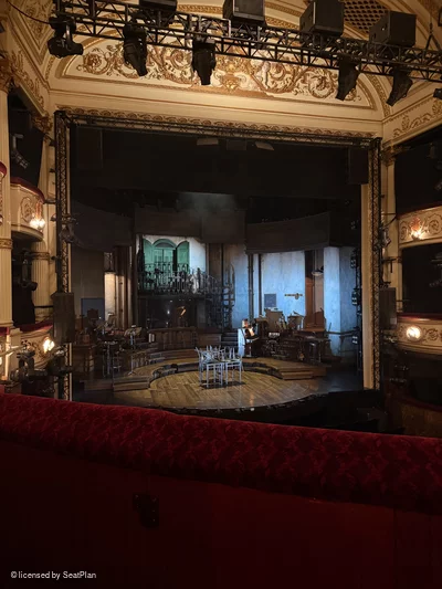 Lyric Theatre Dress Circle B19 view from seat photo