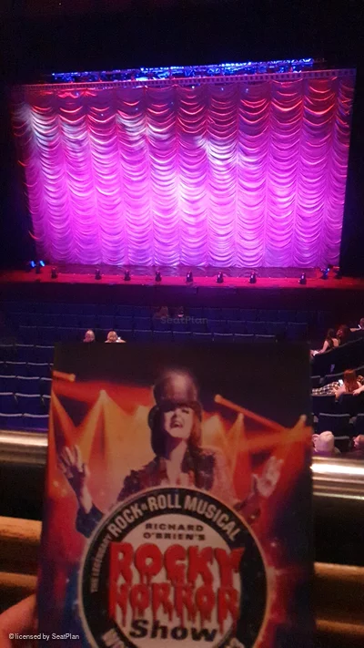New Victoria Theatre Royal Circle A15 view from seat photo