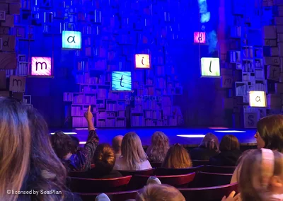 Cambridge Theatre Stalls G21 view from seat photo