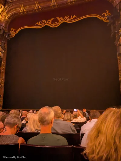 Apollo Theatre Stalls L6 view from seat photo