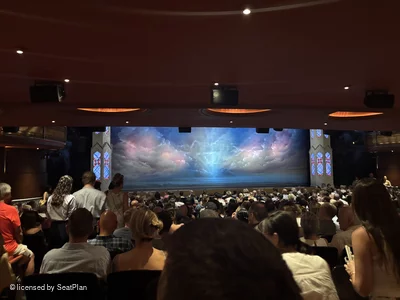 Prince of Wales Theatre Stalls T36 view from seat photo