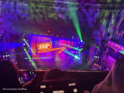 Prince Edward Theatre Grand Circle B21 view from seat photo
