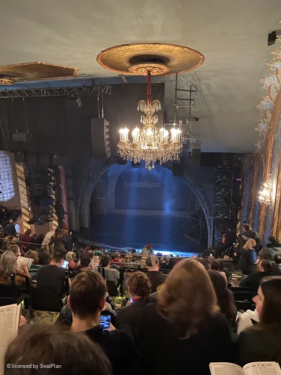 Lunt-Fontanne Theatre Rear Mezzanine J8 view from seat photo