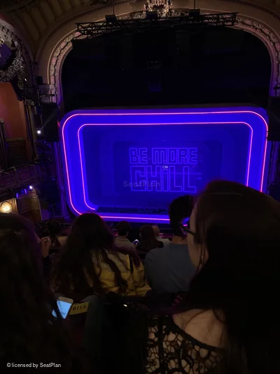 Lyceum Theatre Mezzanine G104 view from seat photo