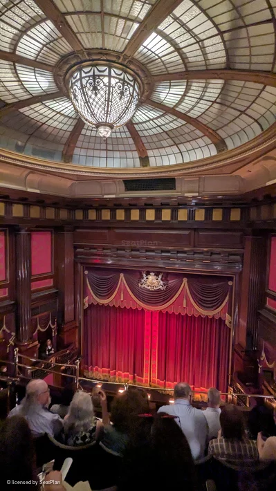 St Martin's Theatre Upper Circle E14 view from seat photo