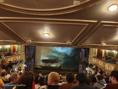 Sondheim Theatre Dress Circle K13 view from seat photo
