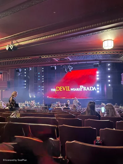 Dominion Theatre Stalls V2 view from seat photo