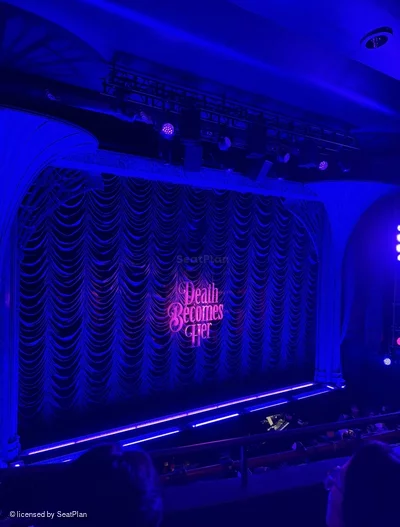 Lunt-Fontanne Theatre Front Mezzanine B9 view from seat photo