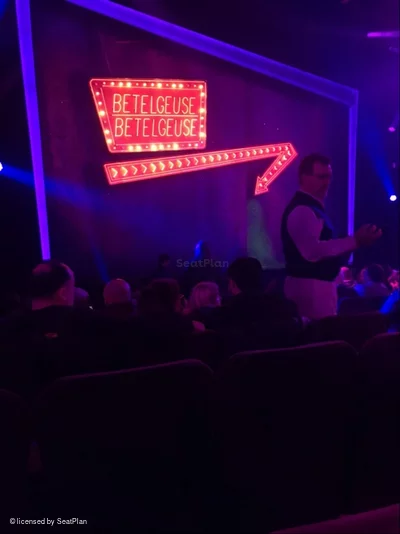 Winter Garden Theatre Orchestra J9 view from seat photo