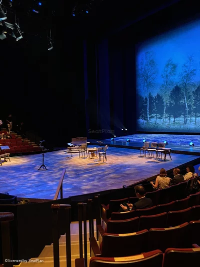 Vivian Beaumont Theater Orchestra J501 view from seat photo